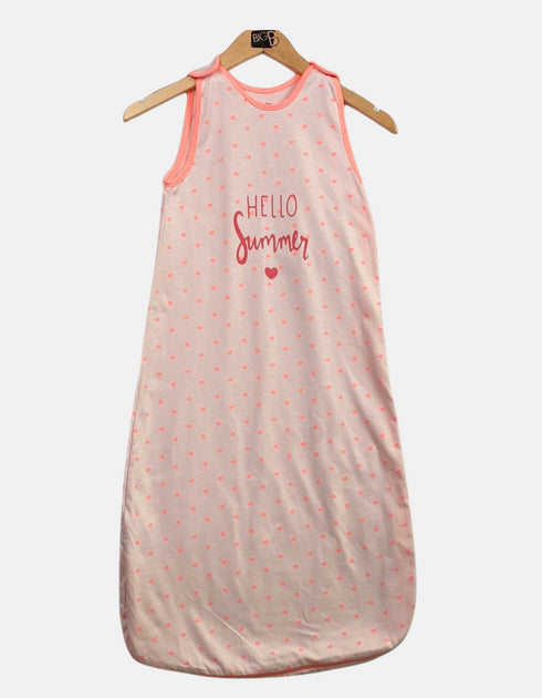 Hello Summer Baby Sleep Sack with Heart Design